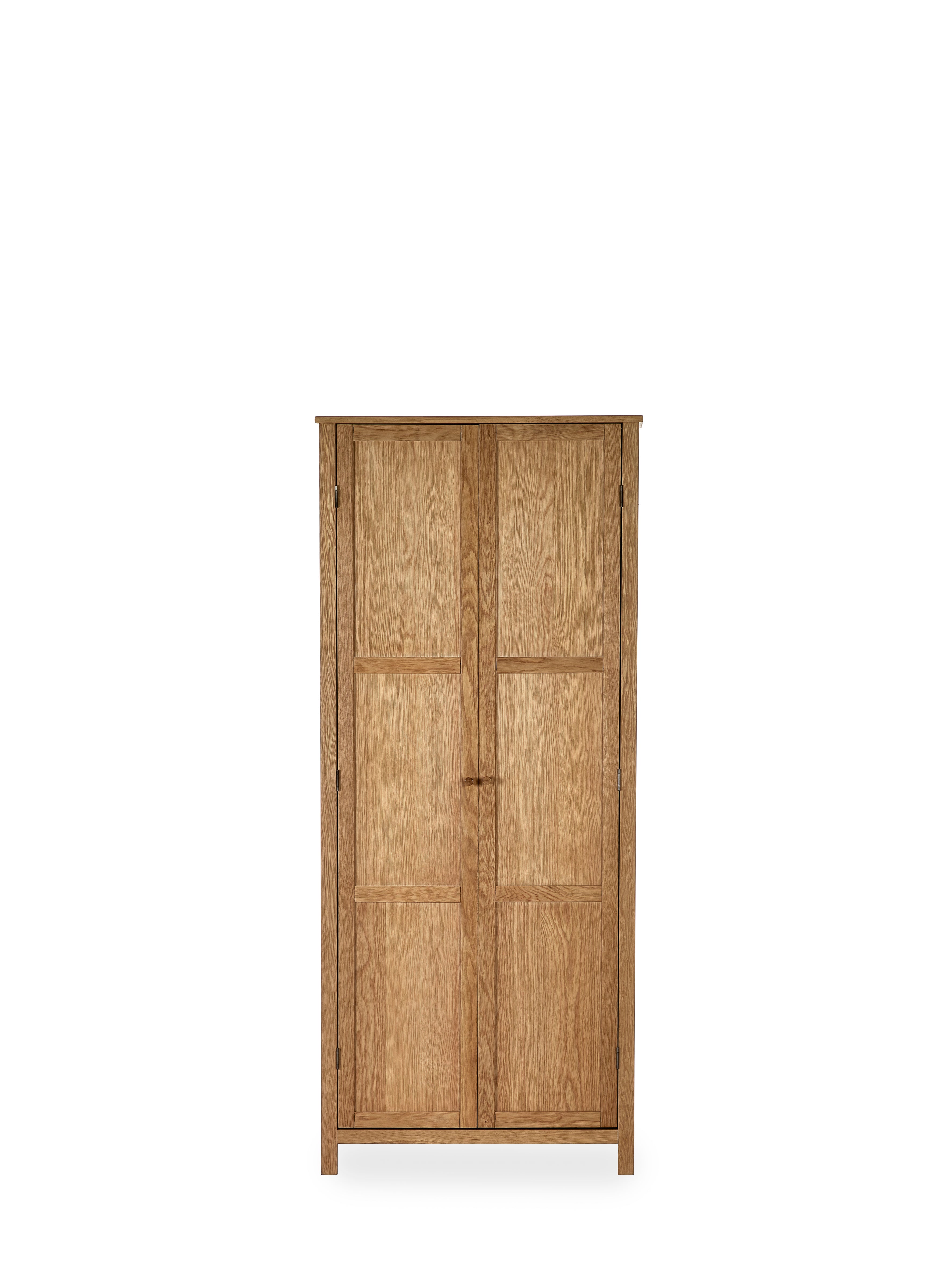 Osborne Solid Oak Wood Double Wardrobe
